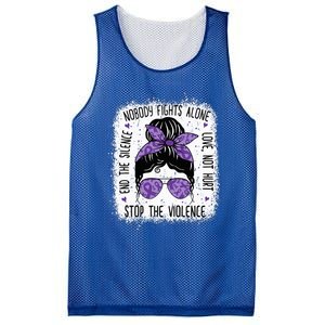 Domestic Violence Awareness Stop End Domestic Violence Mesh Reversible Basketball Jersey Tank