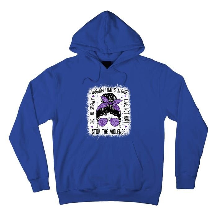 Domestic Violence Awareness Stop End Domestic Violence Tall Hoodie