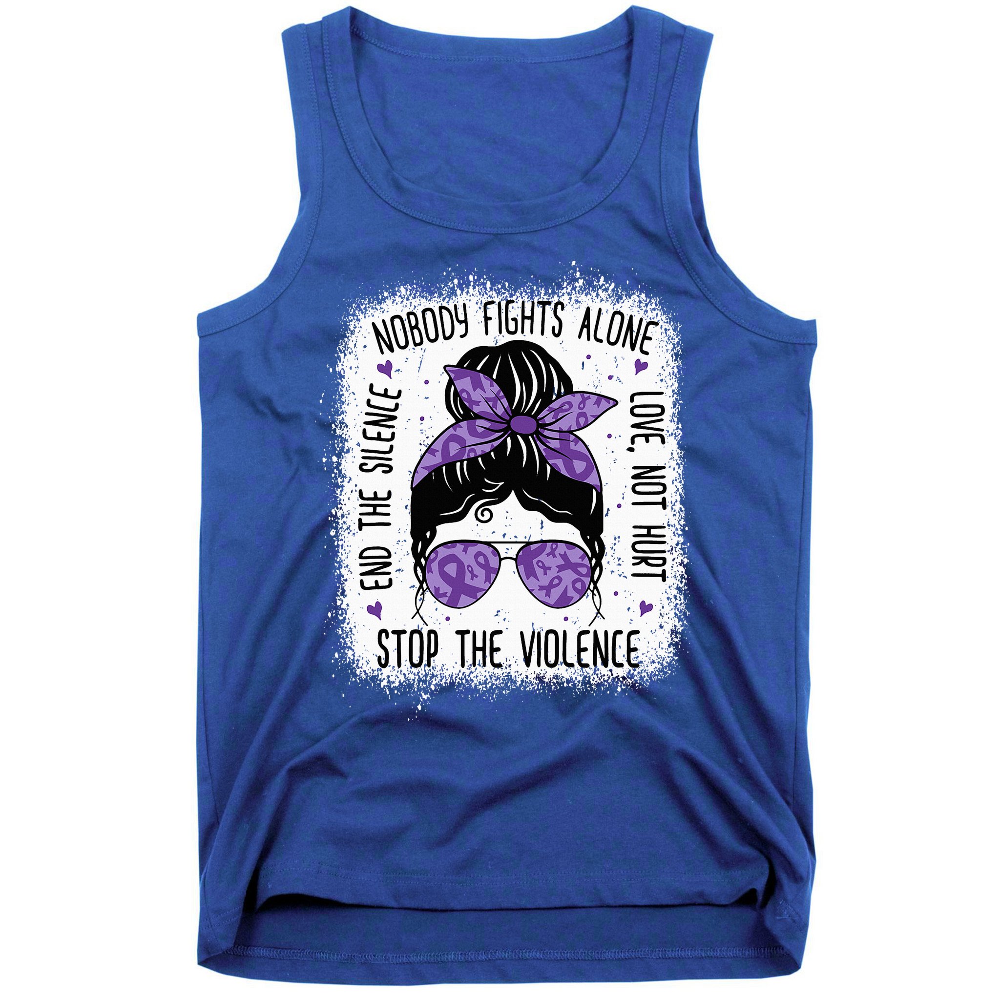 Domestic Violence Awareness Stop End Domestic Violence Tank Top