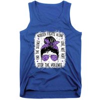 Domestic Violence Awareness Stop End Domestic Violence Tank Top