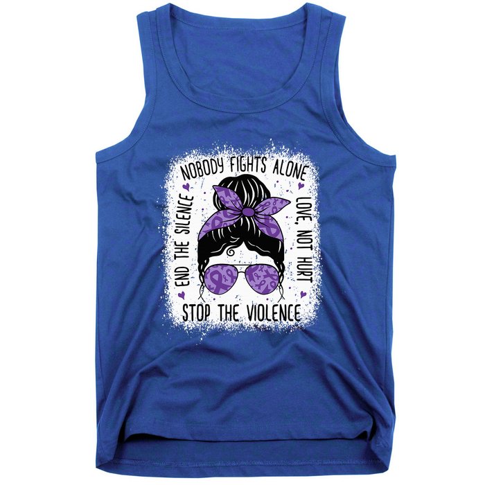 Domestic Violence Awareness Stop End Domestic Violence Tank Top