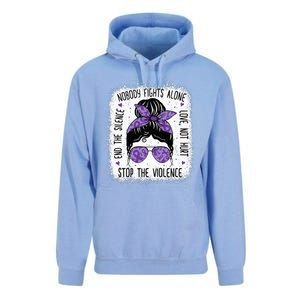 Domestic Violence Awareness Stop End Domestic Violence Unisex Surf Hoodie