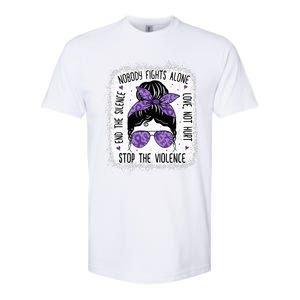 Domestic Violence Awareness Stop End Domestic Violence Softstyle CVC T-Shirt