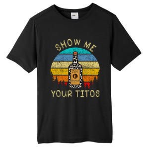 Drinking Vodka Alcohol Lover Show Me Your T.I.T.O Tall Fusion ChromaSoft Performance T-Shirt