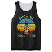 Drinking Vodka Alcohol Lover Show Me Your T.I.T.O Mesh Reversible Basketball Jersey Tank