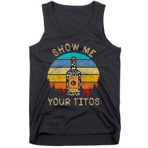 Drinking Vodka Alcohol Lover Show Me Your T.I.T.O Tank Top