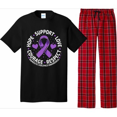 Domestic Violence Awareness LOVE SUPPORT Domestic Violence Pajama Set