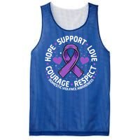 Domestic Violence Awareness LOVE SUPPORT Domestic Violence Mesh Reversible Basketball Jersey Tank