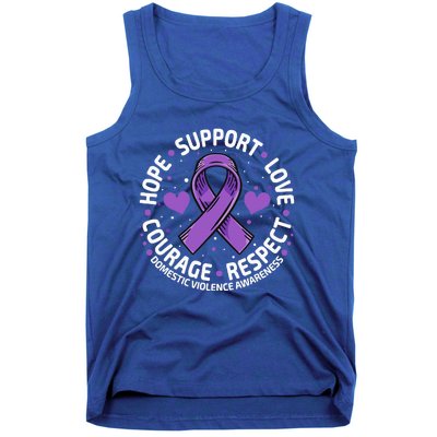 Domestic Violence Awareness LOVE SUPPORT Domestic Violence Tank Top