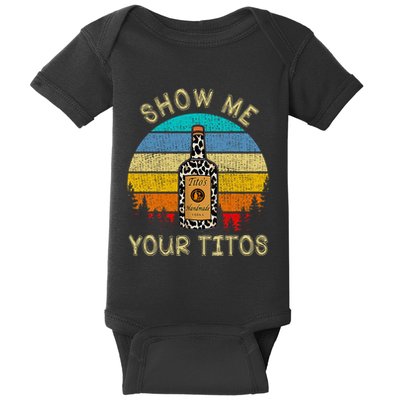 Drinking Vodka Alcohol Lover Show Me Your Baby Bodysuit