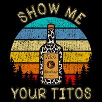 Drinking Vodka Alcohol Lover Show Me Your Women's Crop Top Tee