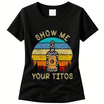 Drinking Vodka Alcohol Lover Show Me Your Womens T-Shirt