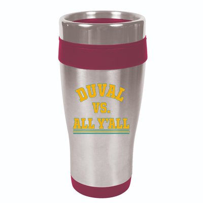 Duval Vs All Y’All 16oz Travel Tumbler