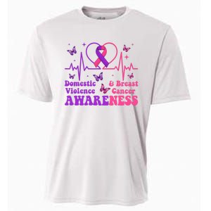 Domestic Violence & Breast Cancer Awareness Month Warrior Cooling Performance Crew T-Shirt