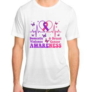 Domestic Violence & Breast Cancer Awareness Month Warrior Adult ChromaSoft Performance T-Shirt