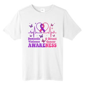 Domestic Violence & Breast Cancer Awareness Month Warrior Tall Fusion ChromaSoft Performance T-Shirt