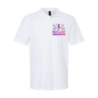 Domestic Violence & Breast Cancer Awareness Month Warrior Softstyle Adult Sport Polo