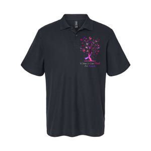 Domestic Violence Breast Cancer Awareness Month Ribbon Tree Softstyle Adult Sport Polo