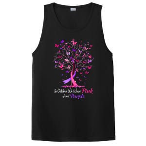 Domestic Violence Breast Cancer Awareness Month Ribbon Tree PosiCharge Competitor Tank