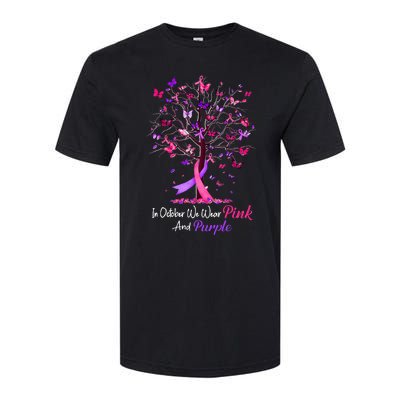 Domestic Violence Breast Cancer Awareness Month Softstyle® CVC T-Shirt