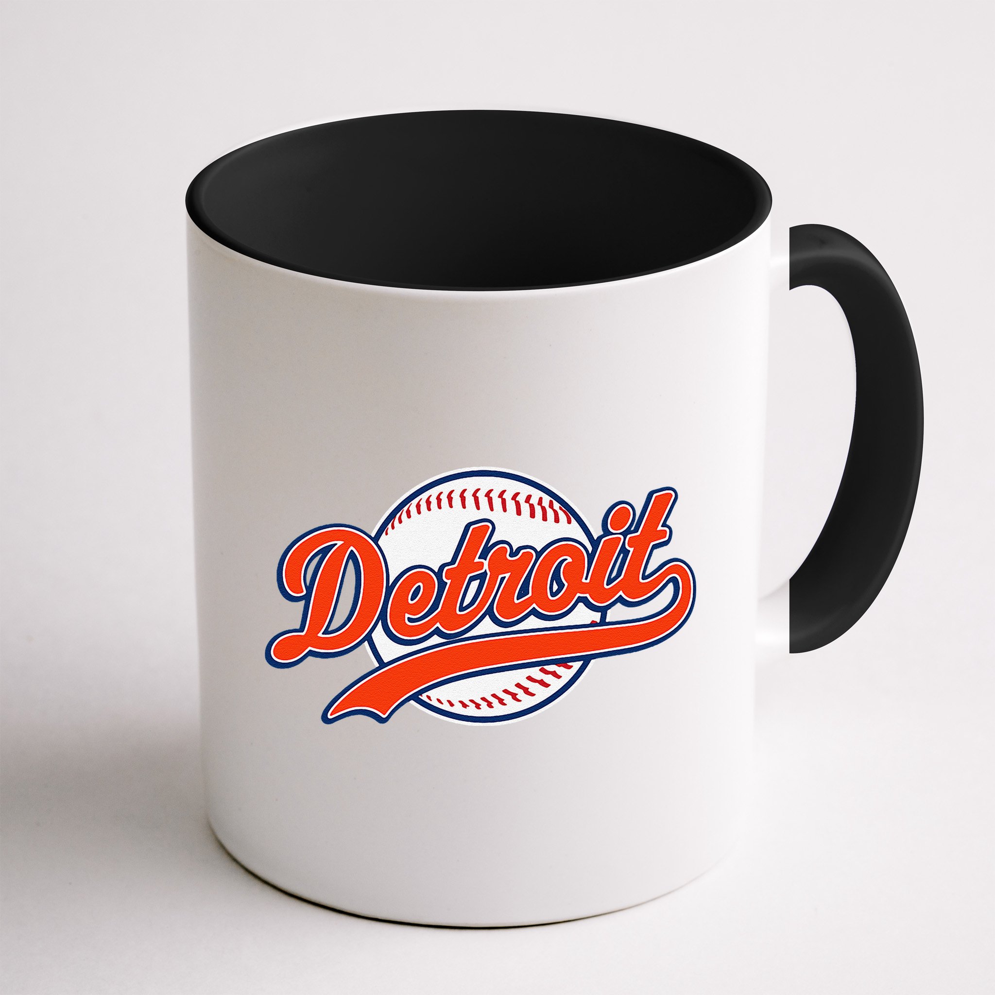 Detroit Vintage Baseball Throwback Retro Mug