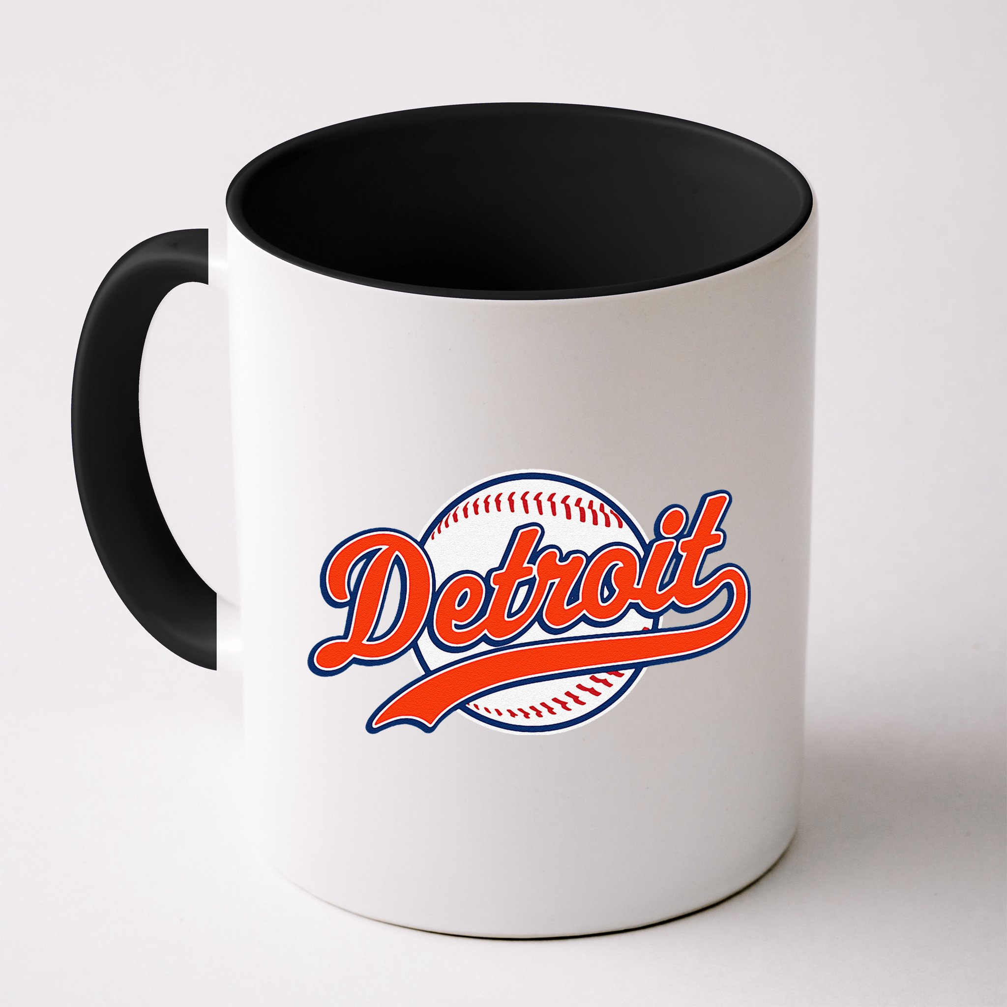 Detroit Vintage Baseball Throwback Retro Mug