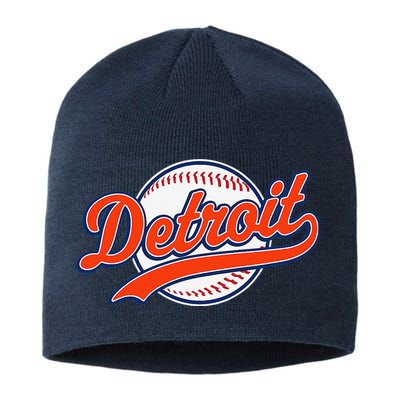 Detroit Vintage Baseball Throwback Retro Sustainable Beanie