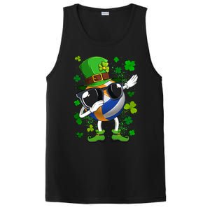 Dabbing Volleyball Ball Leprechaun St Patrick's Day Gift PosiCharge Competitor Tank