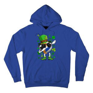 Dabbing Volleyball Ball Leprechaun St Patrick's Day Gift Hoodie