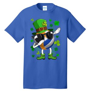 Dabbing Volleyball Ball Leprechaun St Patrick's Day Gift Tall T-Shirt