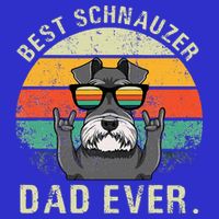 Dog Vintage Best Schnauzer Dad Ever Fathers Day Bag