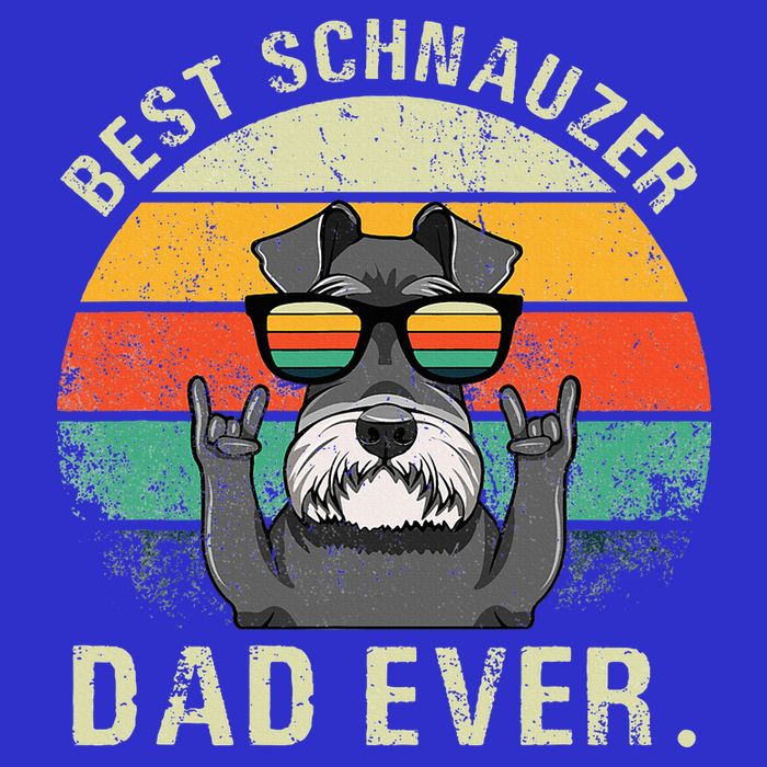 Dog Vintage Best Schnauzer Dad Ever Fathers Day Bag