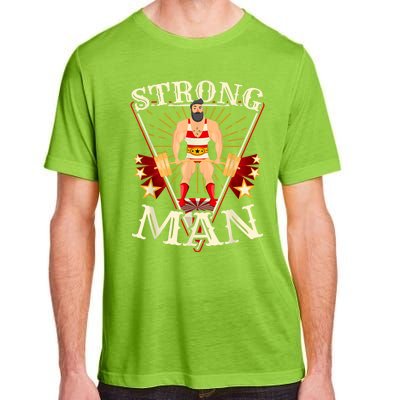 Deadlift Vintage Circus Strongman Costume Adult ChromaSoft Performance T-Shirt