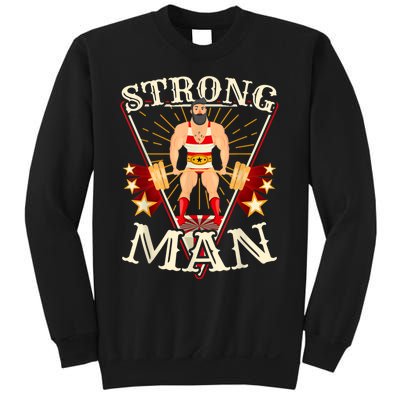 Deadlift Vintage Circus Strongman Costume Sweatshirt