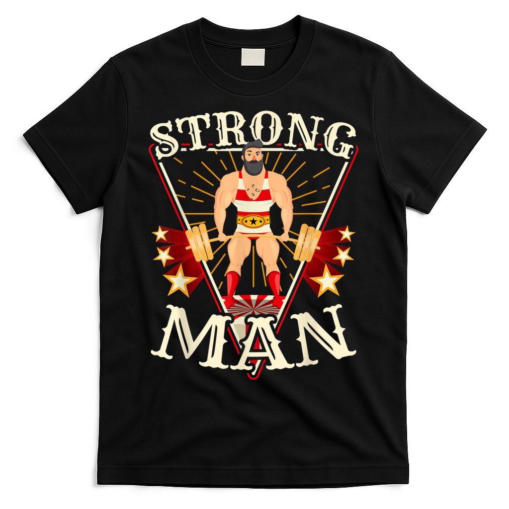 Deadlift Vintage Circus Strongman Costume T-Shirt