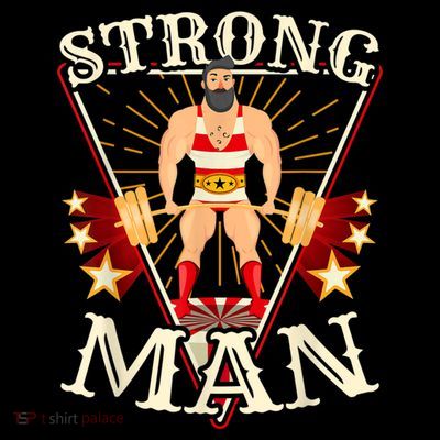 Deadlift Vintage Circus Strongman Costume T-Shirt