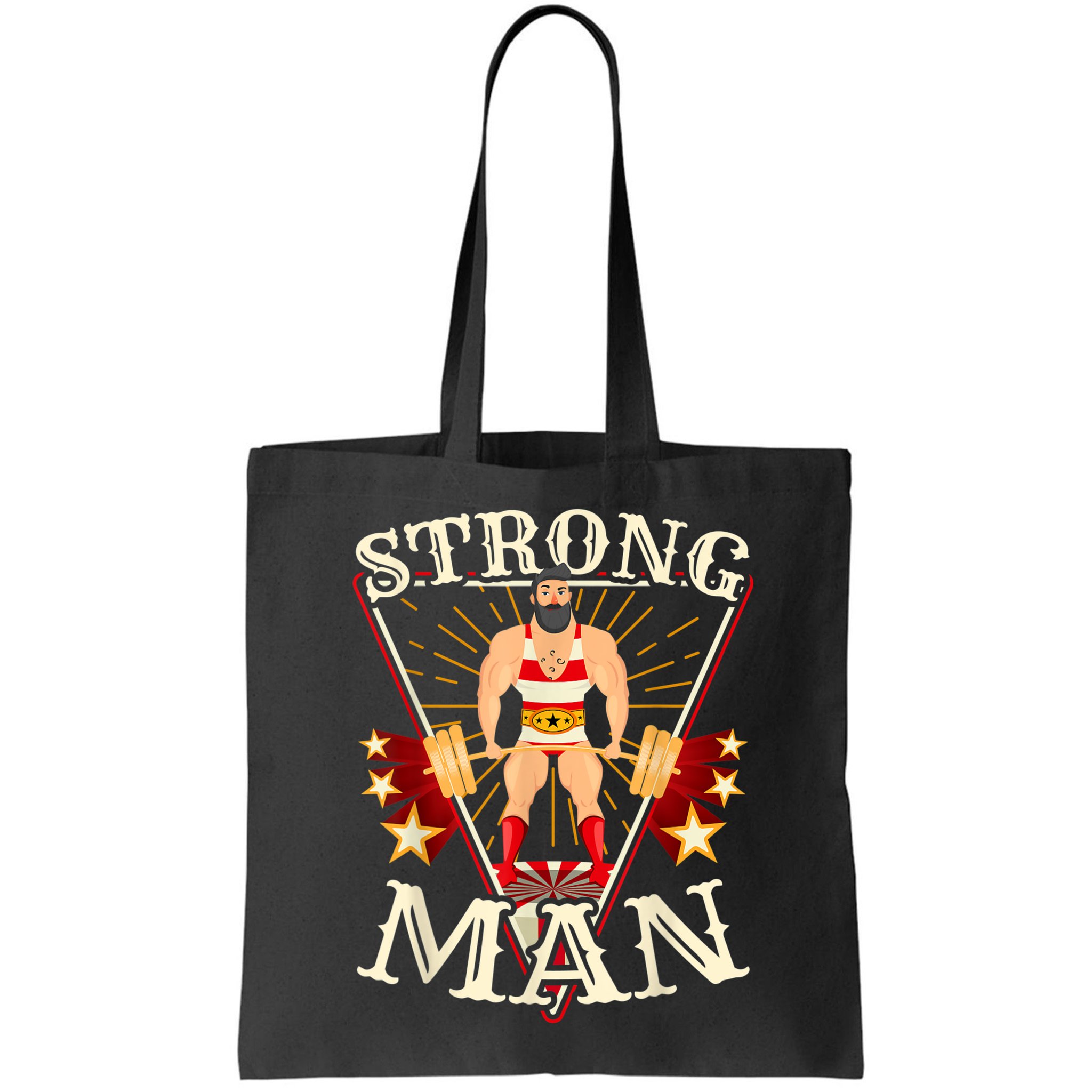 Deadlift Vintage Circus Strongman Costume Bag