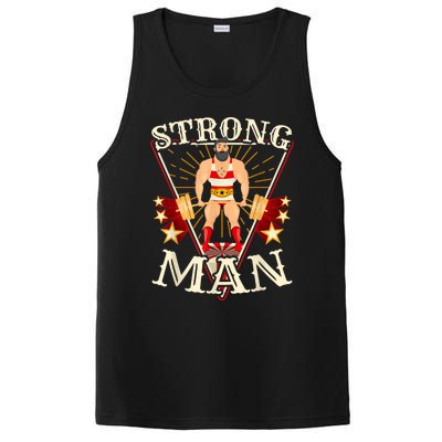 Deadlift Vintage Circus Strongman Costume PosiCharge Competitor Tank