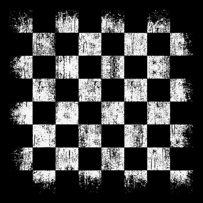 Distressed Vintage Chess Board Gamer Checkered Chess Player Backpack