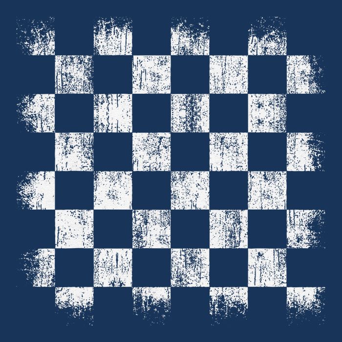 Distressed Vintage Chess Board Gamer Checkered Chess Player T-Shirt