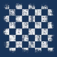 Distressed Vintage Chess Board Gamer Checkered Chess Player Button