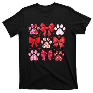 Dog Valentine Coquette Dog Mom ValentineS Day T-Shirt