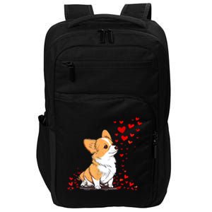 Dog Valentine Cute Corgi ValentineS Day Impact Tech Backpack