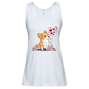 Dog Valentine Cute Corgi ValentineS Day Ladies Essential Flowy Tank