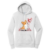 Dog Valentine Cute Corgi ValentineS Day Women's Pullover Hoodie