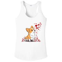 Dog Valentine Cute Corgi ValentineS Day Ladies PosiCharge Competitor Racerback Tank