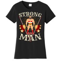 Deadlift Vintage Circus Strongman Costume Women's T-Shirt