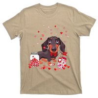 Dog Valentine Cute Dachshund Valentine's Day T-Shirt