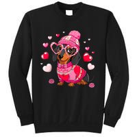 Dog Valentine Cute Dachshund ValentineS Day Sweatshirt