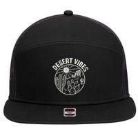 Desert Vibes 7 Panel Mesh Trucker Snapback Hat